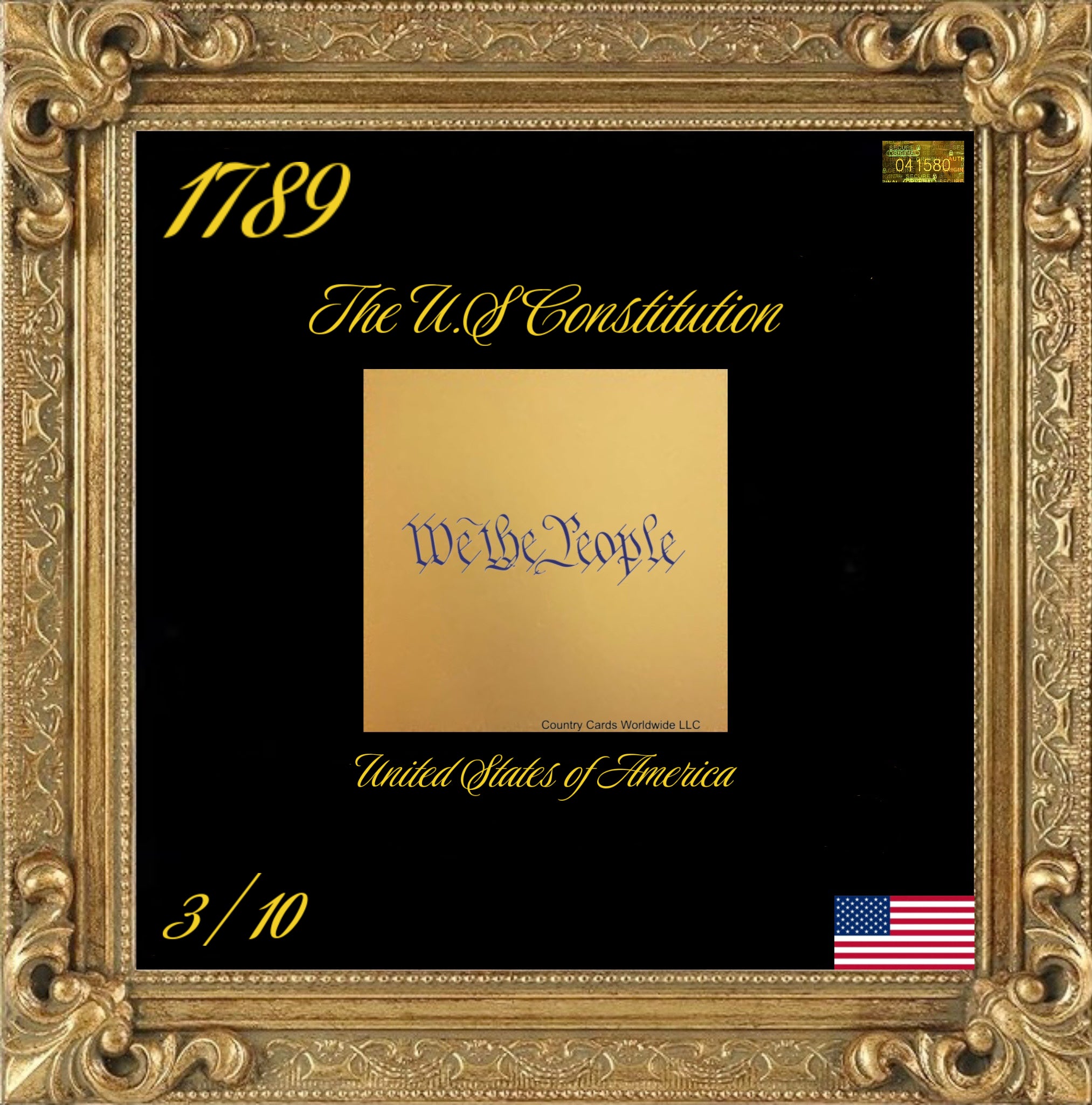 The U.S Constitution (3/10)